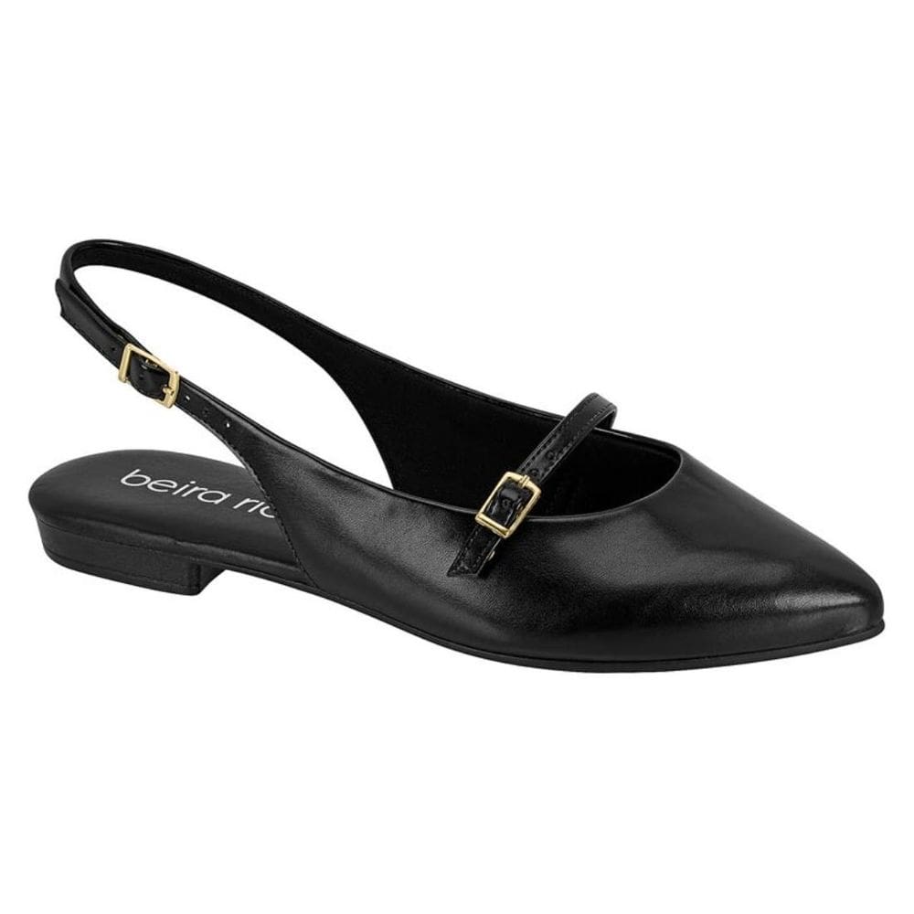 Sapatilha Beira Rio Feminina Slingback Conforto Elegante