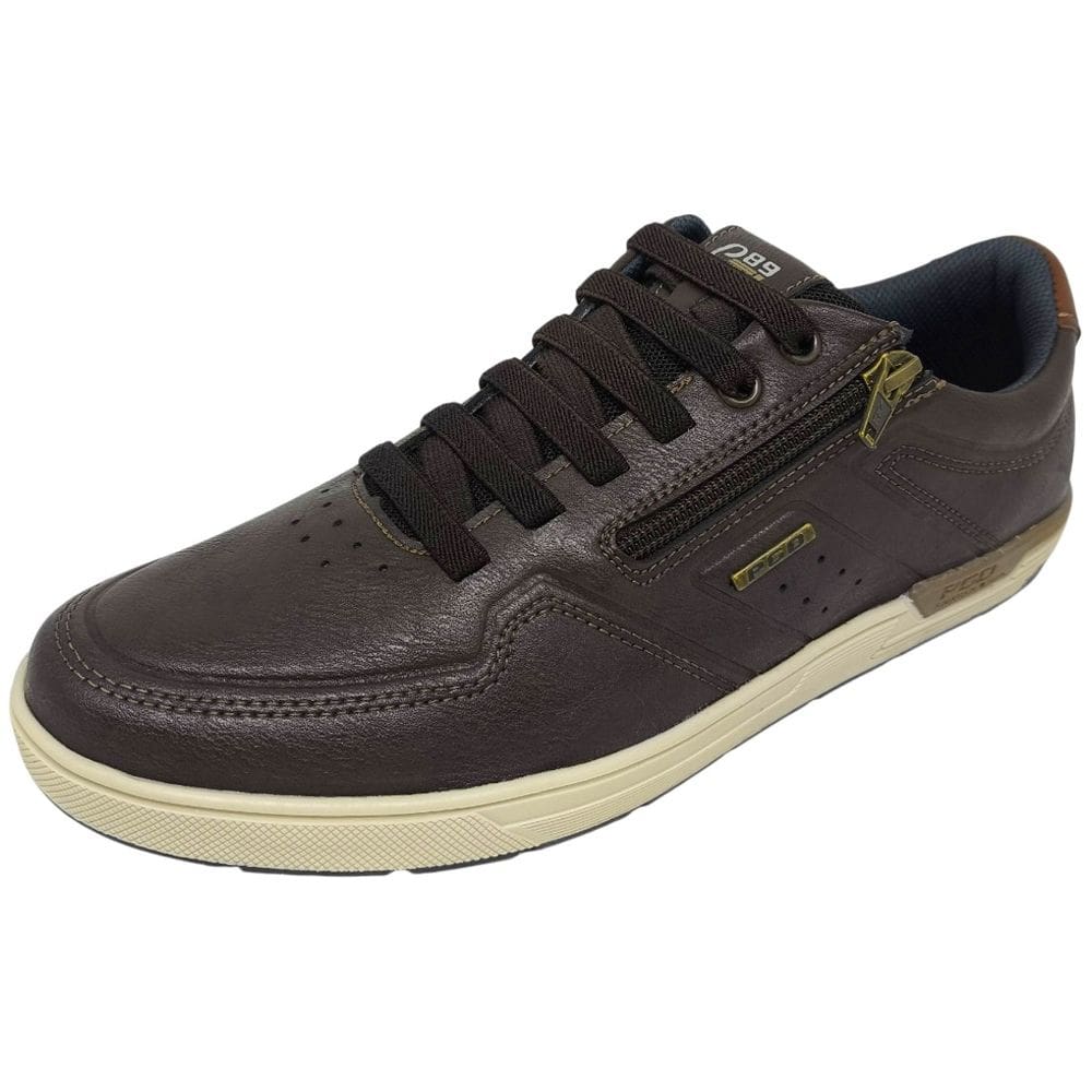 Sapatenis Masculino Microfibra Fibertech Estilo Leve Pegada