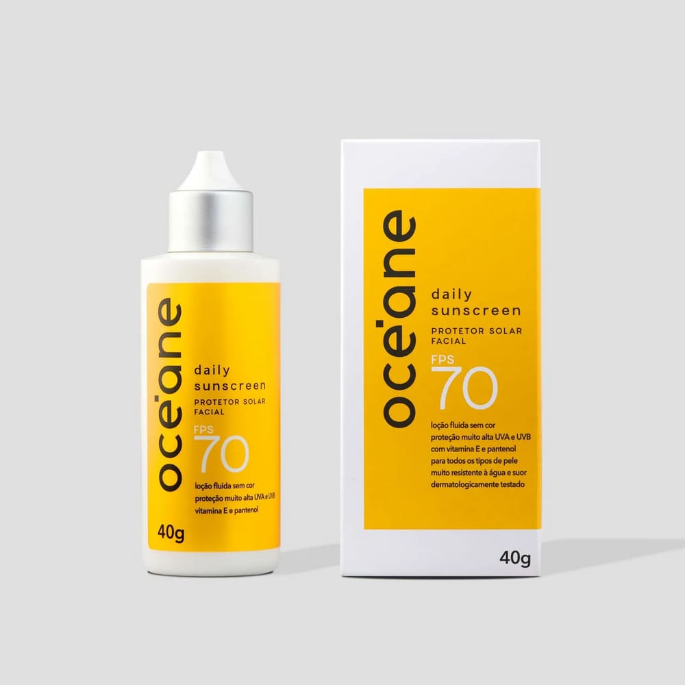 Protetor Solar Facial Fps 70 / Daily Sunscreen - Oceane
