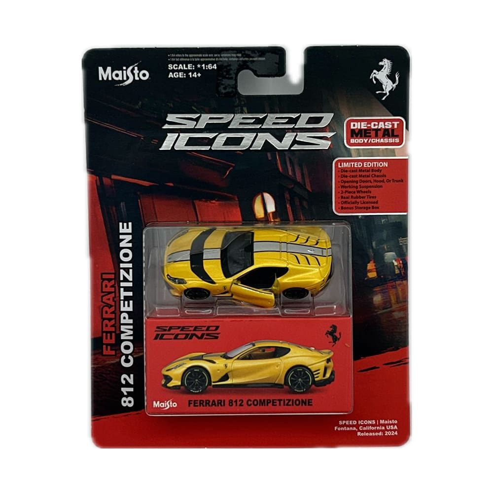 Miniatura Maisto Ferrari 812 Competizione Speed Icons 1:64
