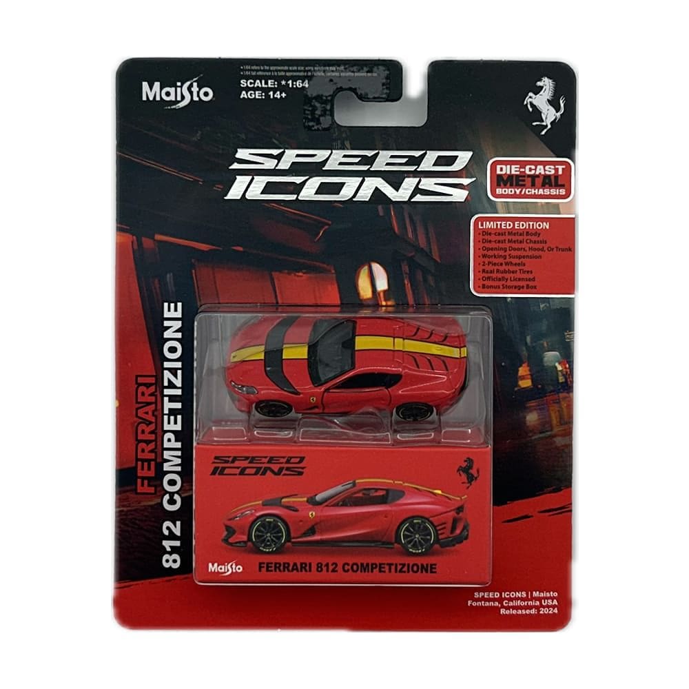 Miniatura Maisto Ferrari 812 Competizione Speed Icons 1:64