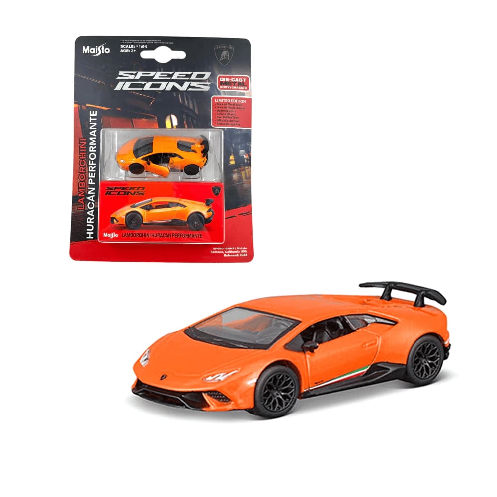 Miniatura Maisto Lamborghini Huracan Perfor Speed Icons 1:64