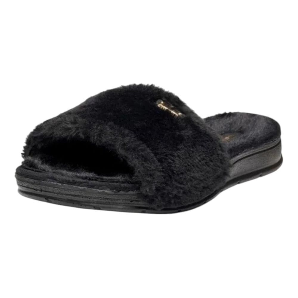 Chinelo de Quarto Feminino Veludo Conforto Casual Pegada