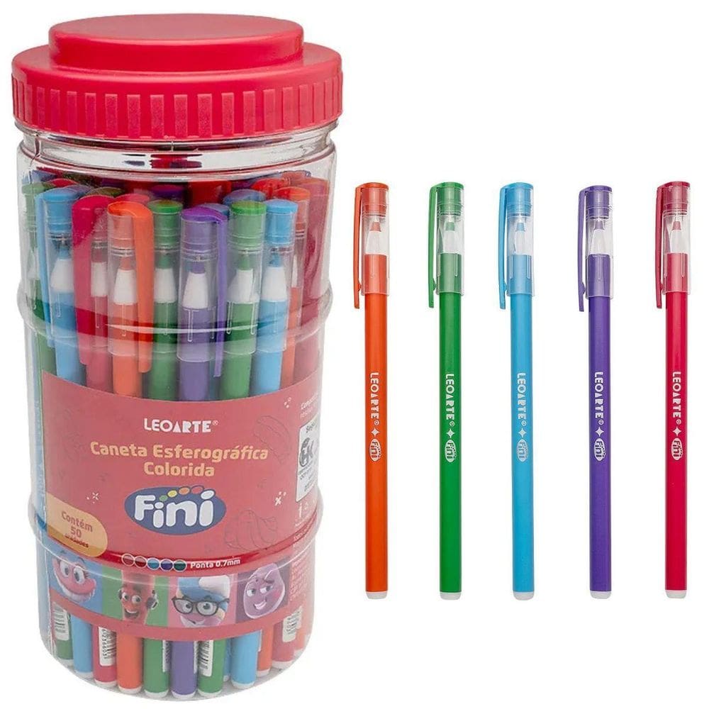 Caneta Esferográfica 0.7Mm Fini - 1 Unid - - Leoarte