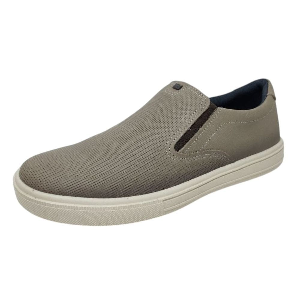 Sapatênis Masculino Conforto Fibertech Moderno Slipon Pegada