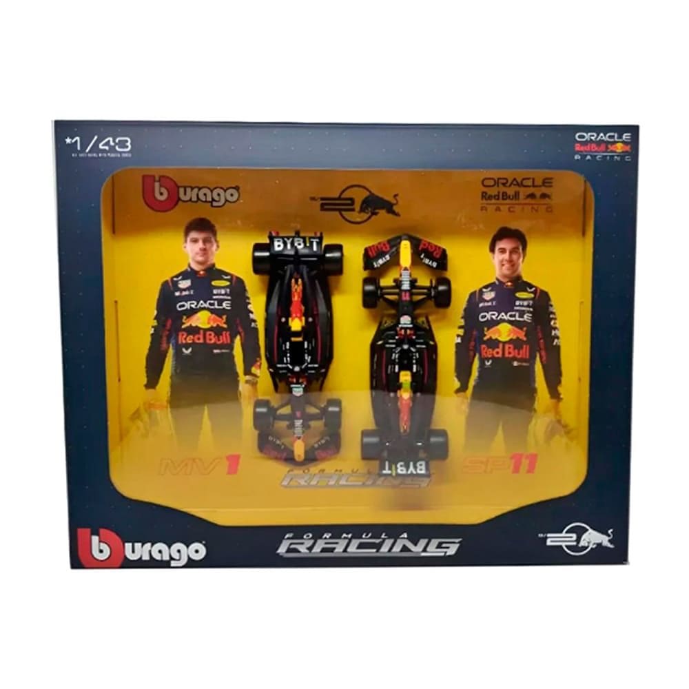 Miniatura F1 24 RBR RB20 Pack Verstapen + Perez 1:43 BBurago