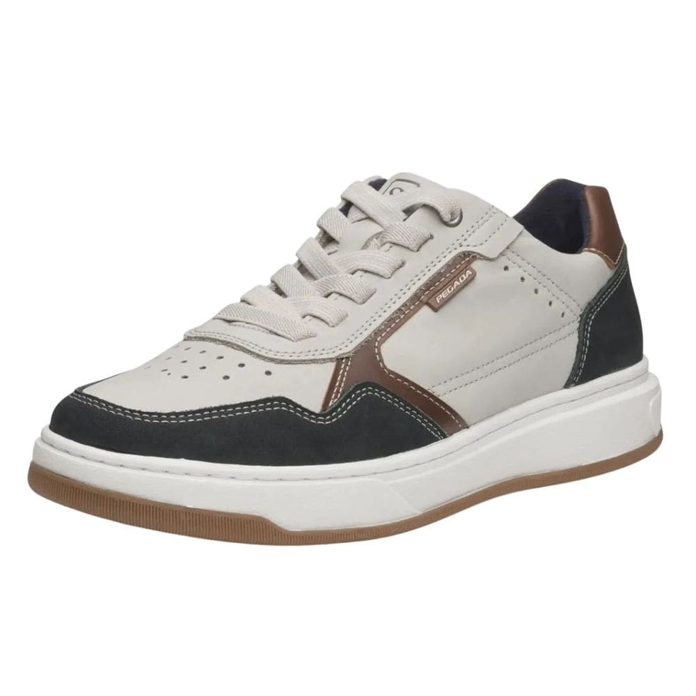 Sapatenis Masculino Couro Calce Facil Conforto Leve Pegada