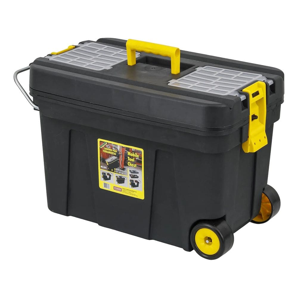 Carrinho Ferramentas Profisional 70x42x37cm Preto E Amarelo