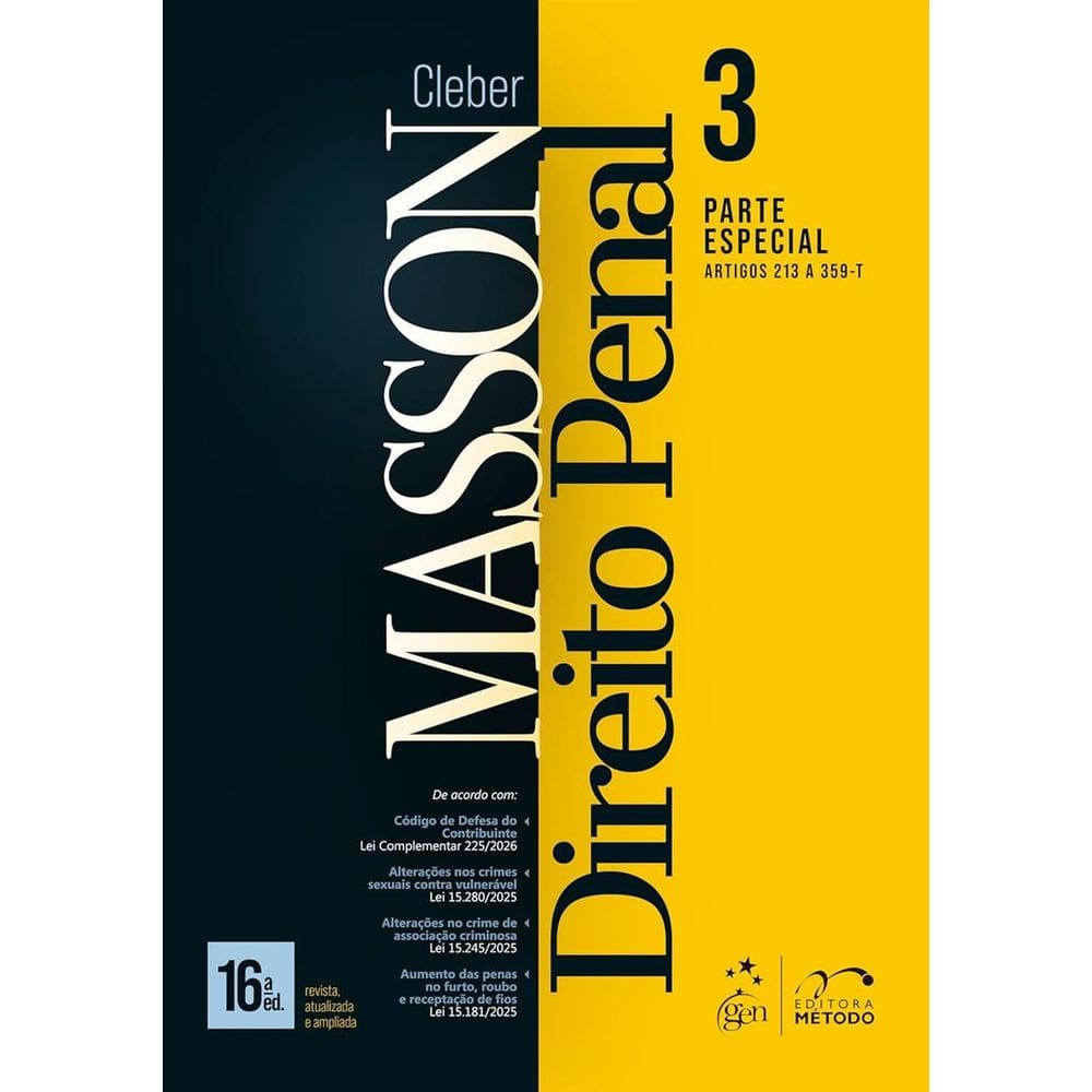 Masson-Direito Penal Parte Especial Arts 213 A 359T Vol 3