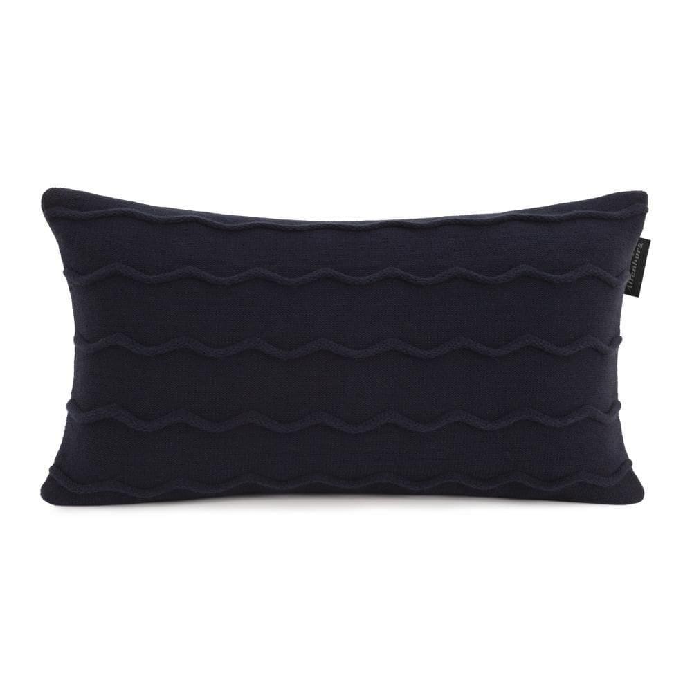 Almofada Tricô 30cm X 50cm Altenburg Serenité Azul Náutica