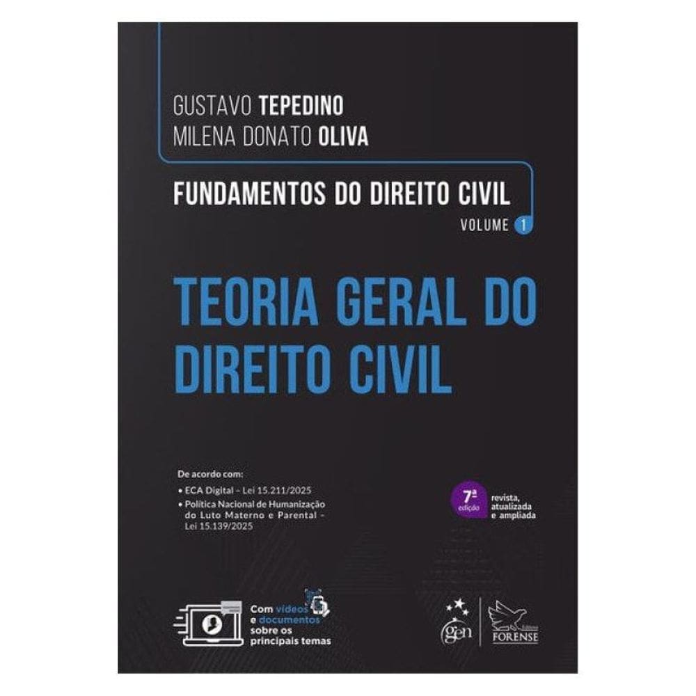 Fundamentos De Direito Civil - Teoria Geral Do Direito Civil - Vol.1 - 7ª Edição 2026