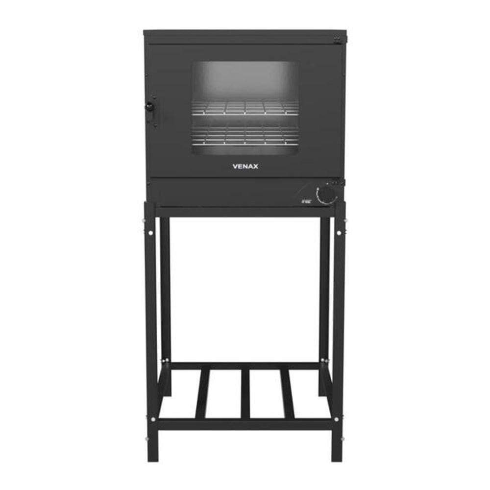 Forno Industrial Venax Fi 109 Litros Com Base Gas Glp Preto