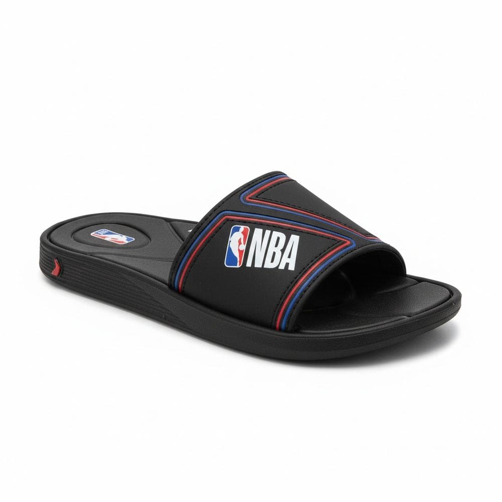 Chinelo Rider NBA Preto Azul Edição Exclusiva Masculino