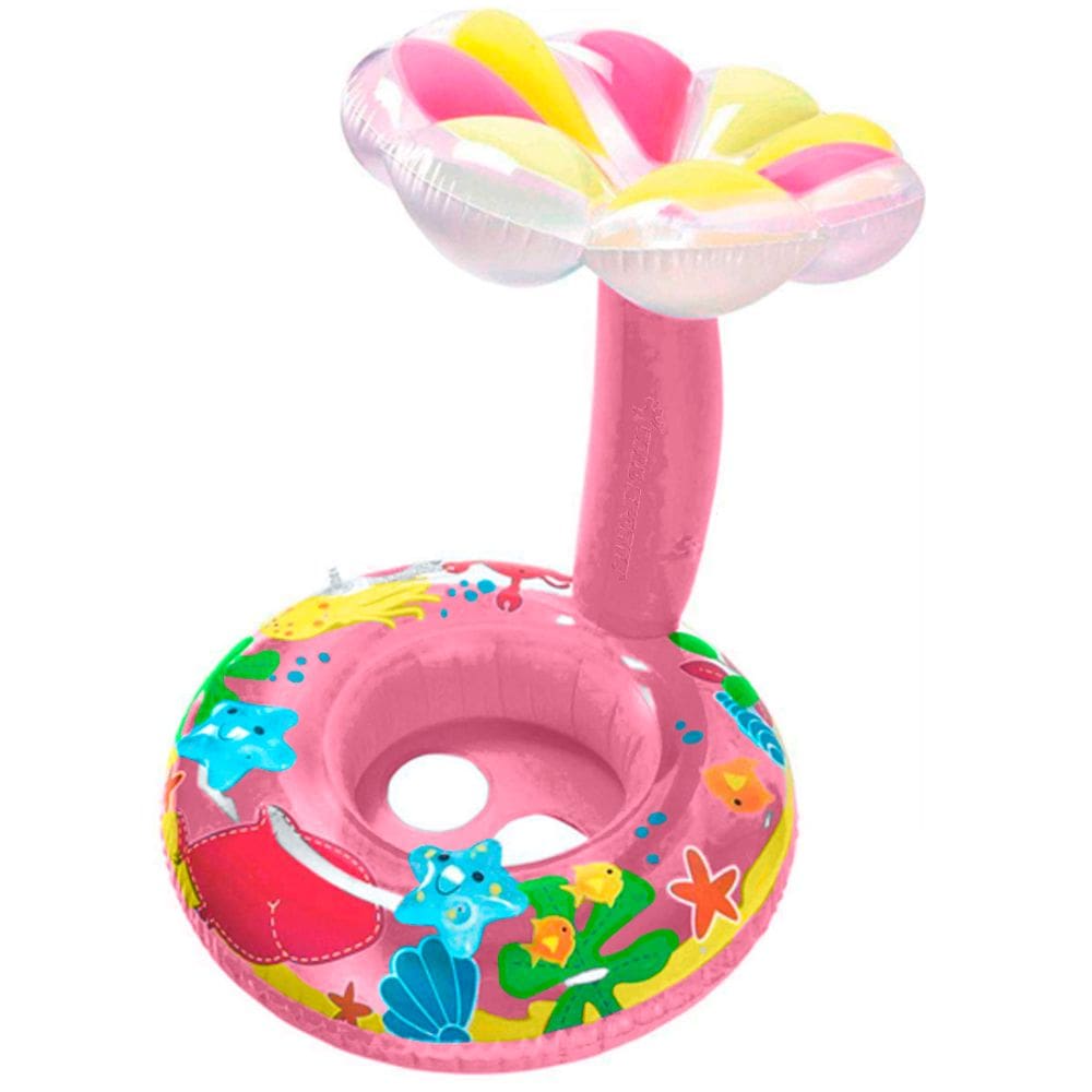 Boia Gold Sports Cogumelo Infantil  Bebê e Criança Com Sombreiro Protege Do Sol e Assento