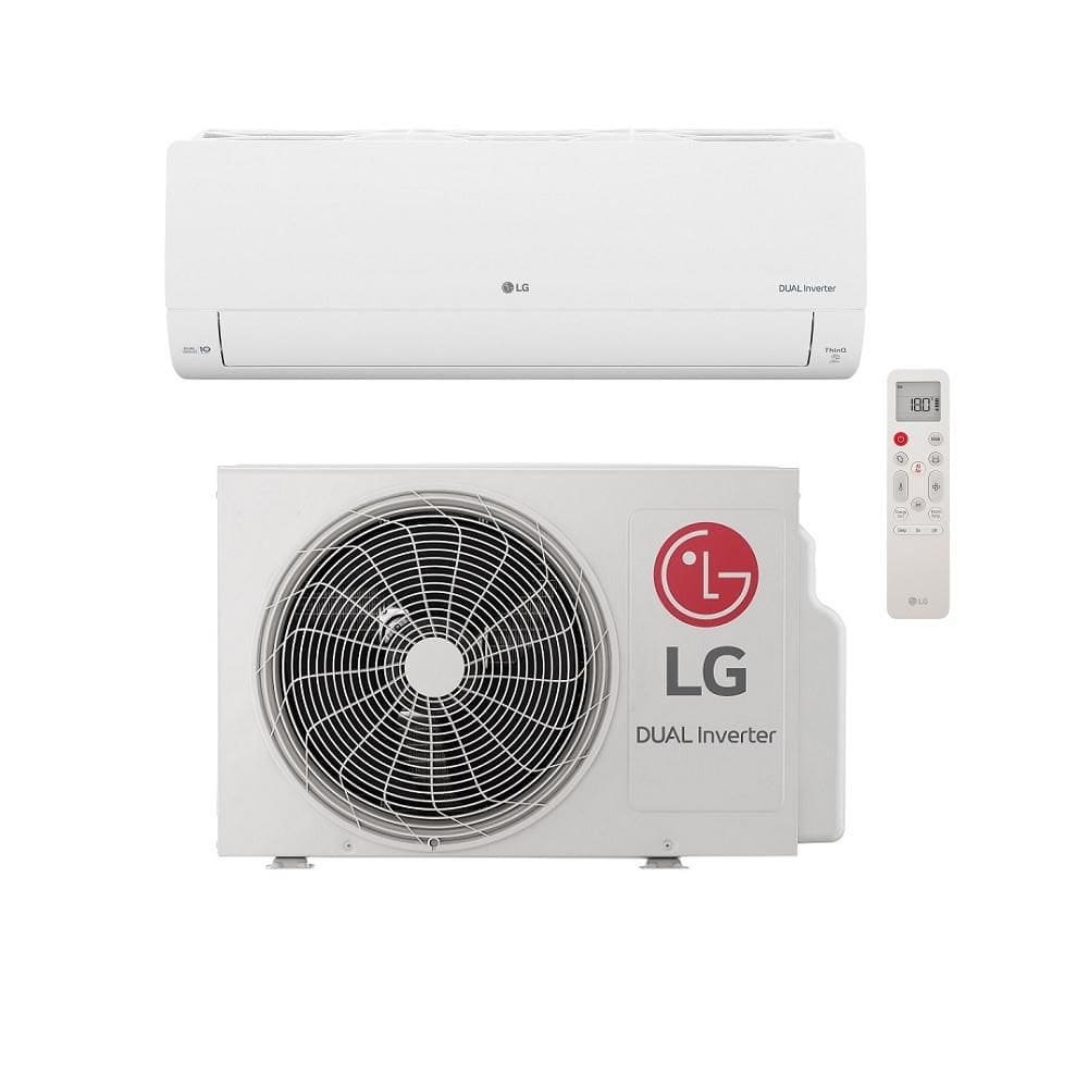 Ar Condicionado Split LG Hi Wall Dual Inverter Voice AI 12.000 BTU/h Frio Monofásico Branco S3-Q12JA31L 220V