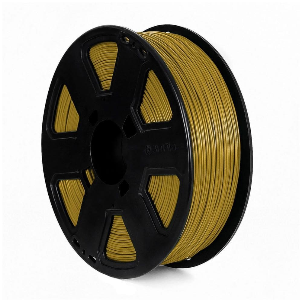 Filamento para Impressora 3D - PLA - Dourado - 1Kg - 1,75mm - 3D Fila PLA471753