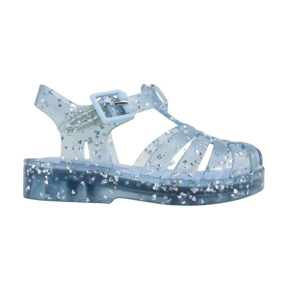 Sandália Mini Melissa Possession Shiny Elements Baby II Azul
