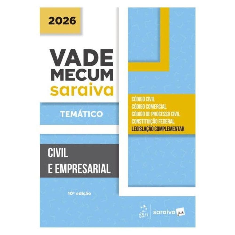 Vade Mecum Civil E Empresarial - Temático - 10ª Edição 2026