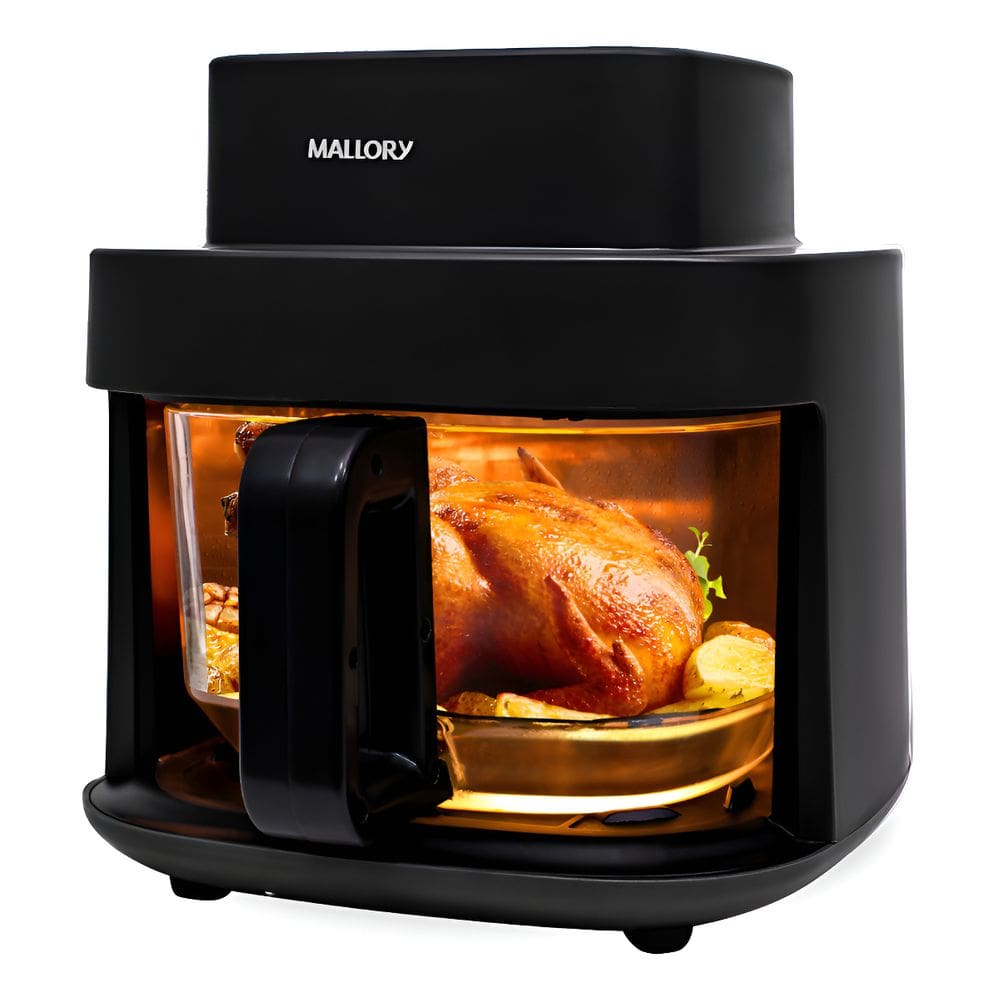 Fritadeira Air Fryer Mallory Cesto De Vidro 4,5l 1700w Preto 220v