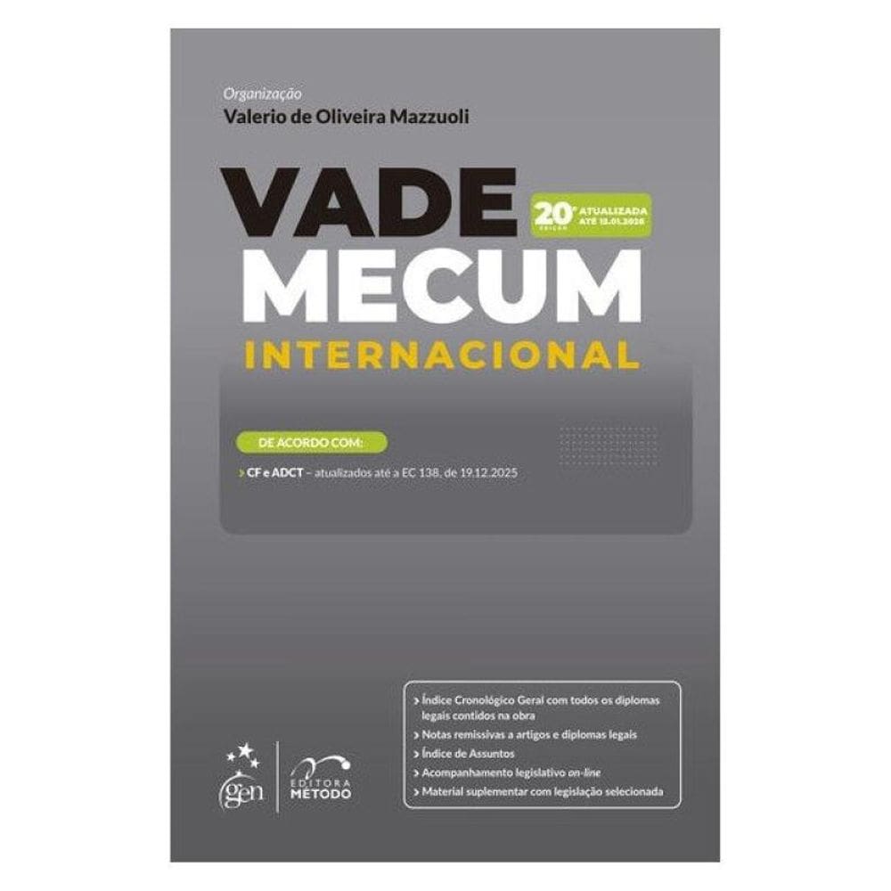 Vade Mecum Internacional - 20ª Edição 2026
