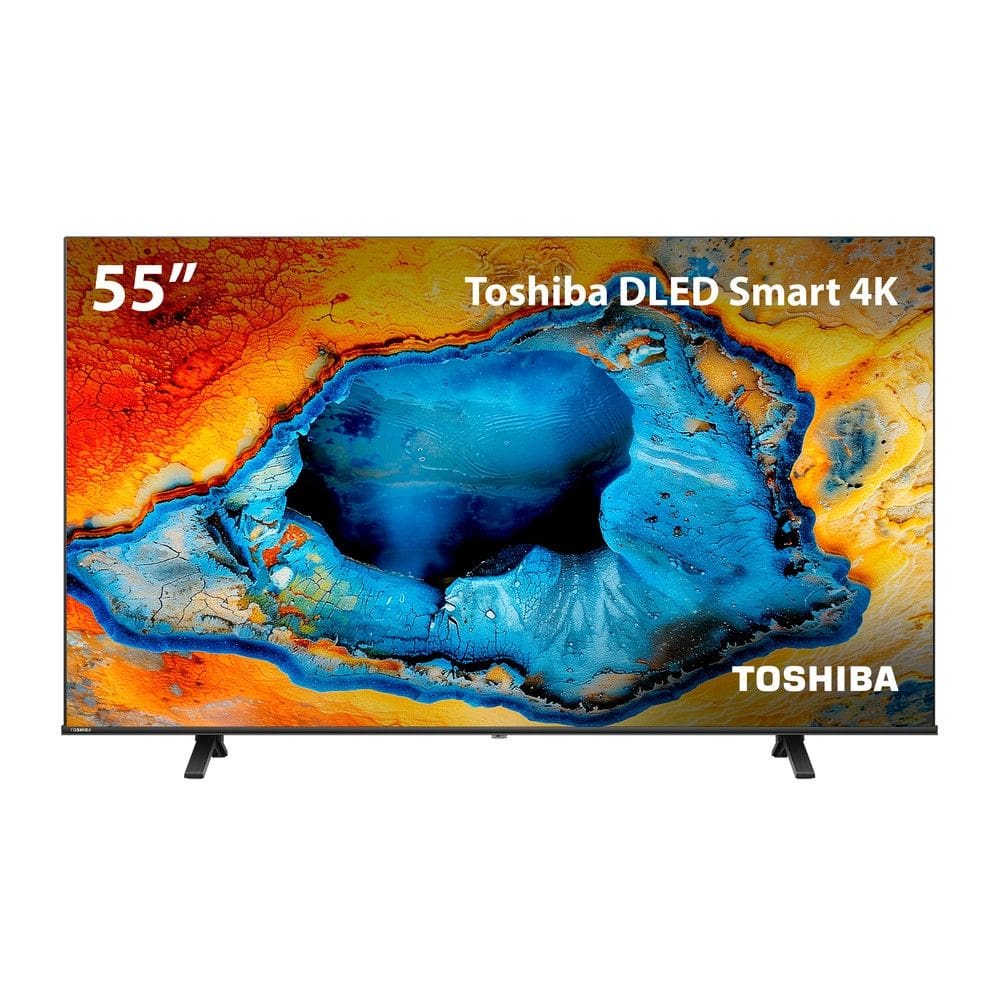 Smart TV DLED 55 4K DLED Toshiba 55C350NS VIDAA 3 HDMI 2 USB Wi-Fi - TB030M