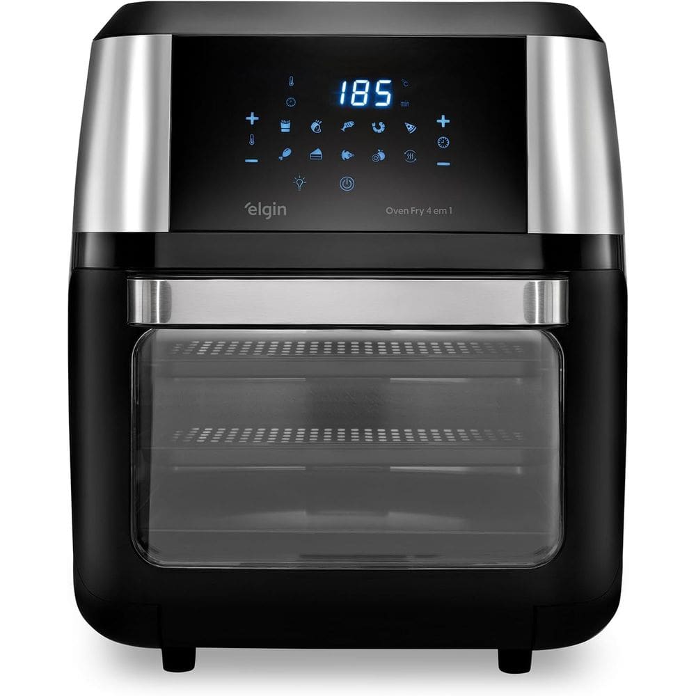 Fritadeira Eletrica Airfryer Elgin Oven Fry 12 Litros 1800W Preto