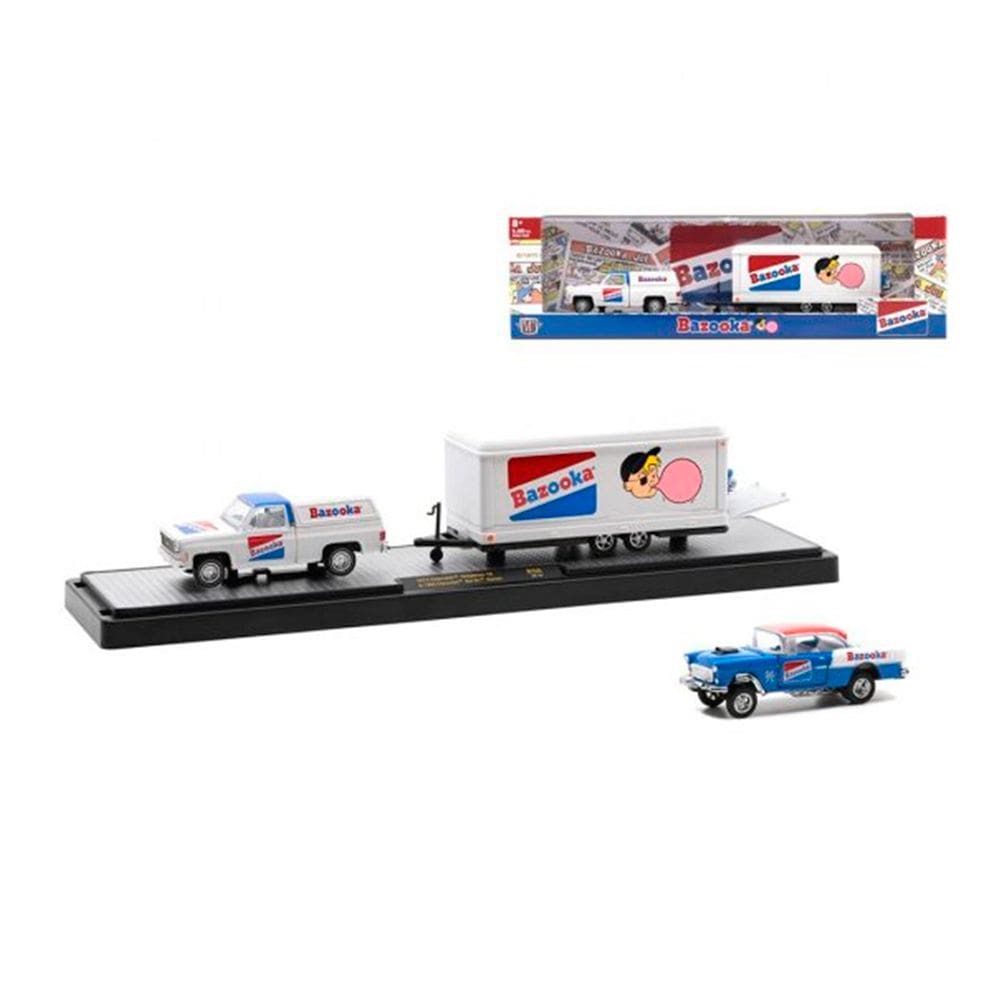 Miniatura Chevy Cheyenne + Chevy Bel Air 1:64 M2 Machines