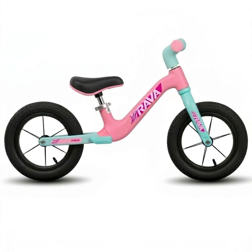 Bicicleta Infantil Balance Equilíbrio Buddy II Aro 12 Meninas +3 Anos Rava
