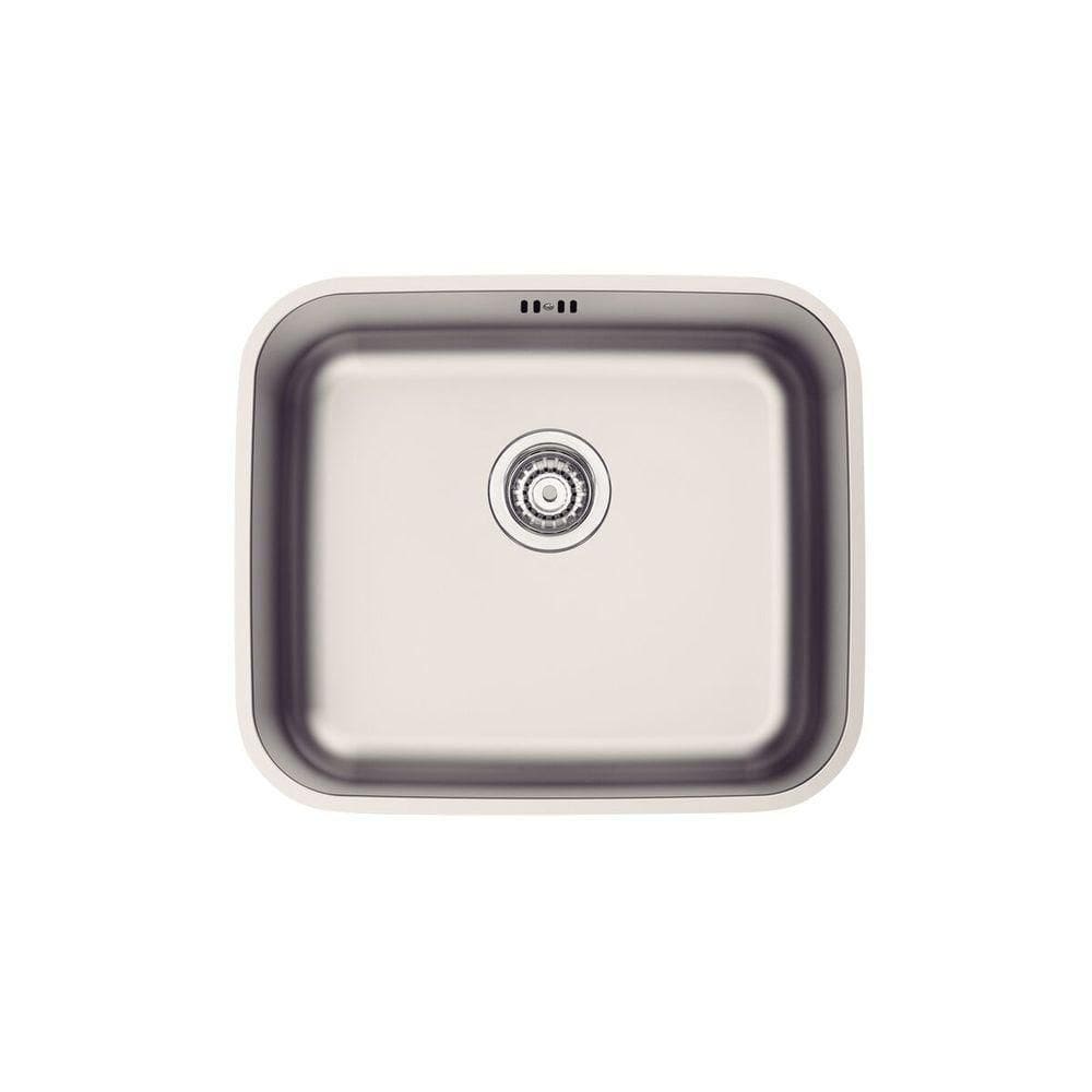 Cuba de Embutir Dora 40 BL R6 Retangular Aço Inox Acetinado com Válvula e Escape