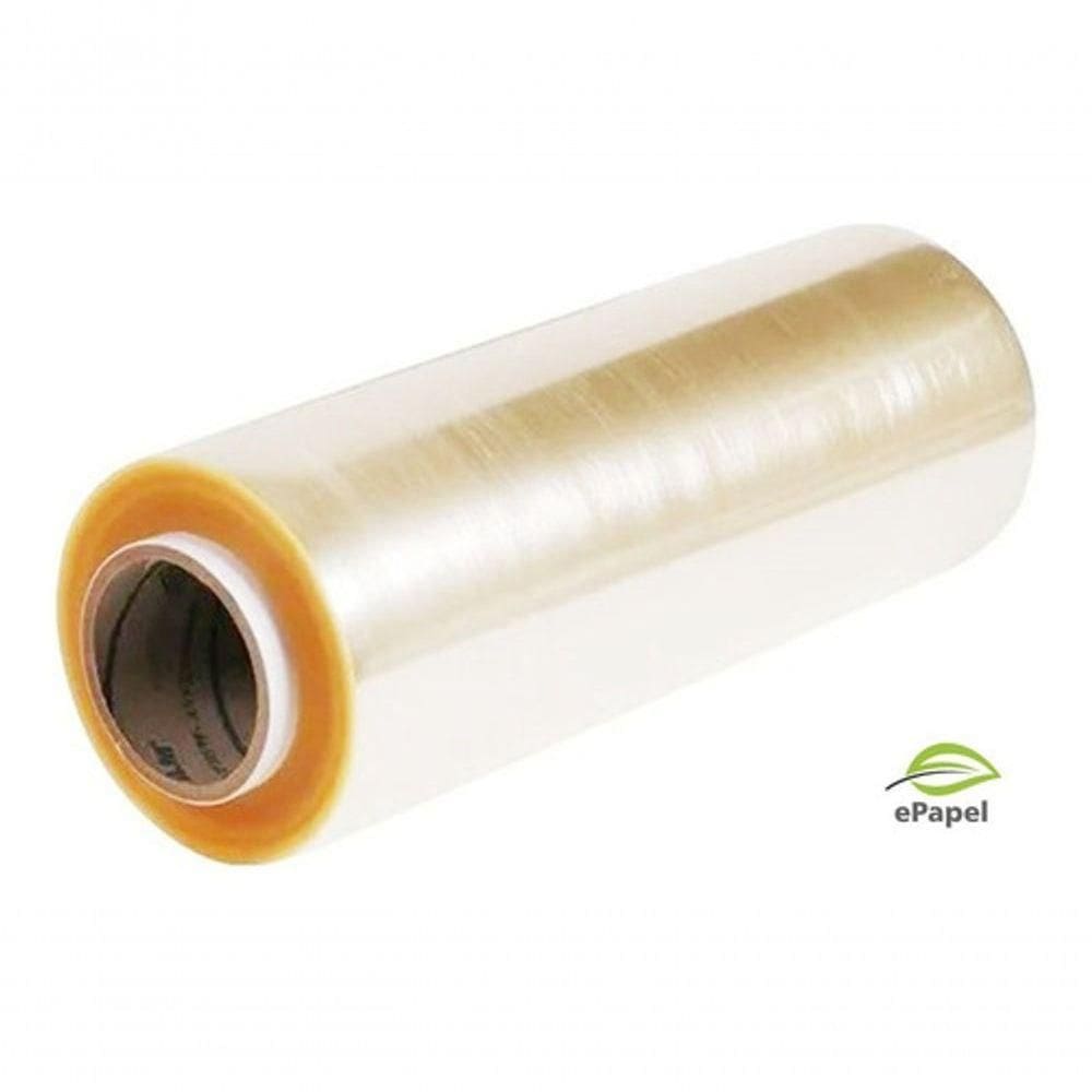Filme Plástico PVC 38CM X 300M para Proteção com 7,5 Microns Livre de Bisfenol a Transparente