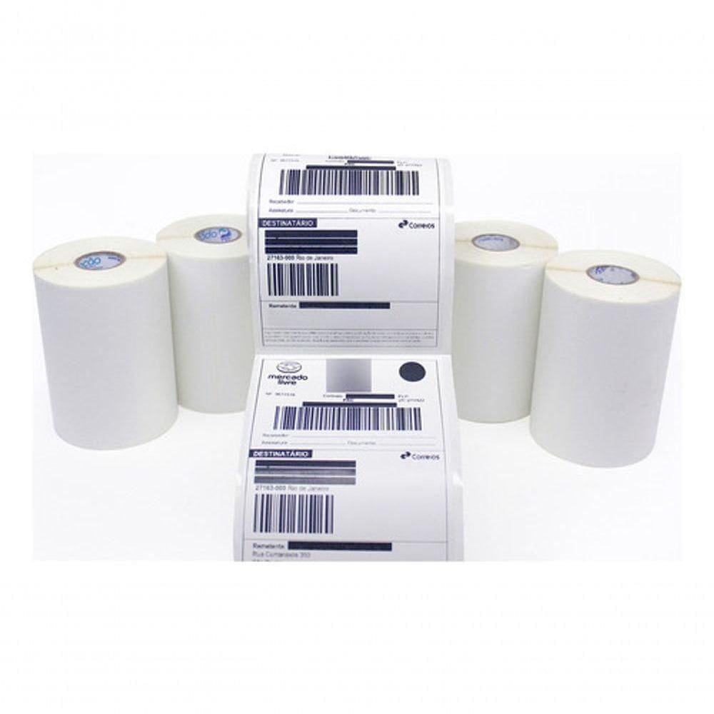Etiqueta Térmica Adesiva 100x150MM Serrilhada para e-commerce e Identificação Higipack
