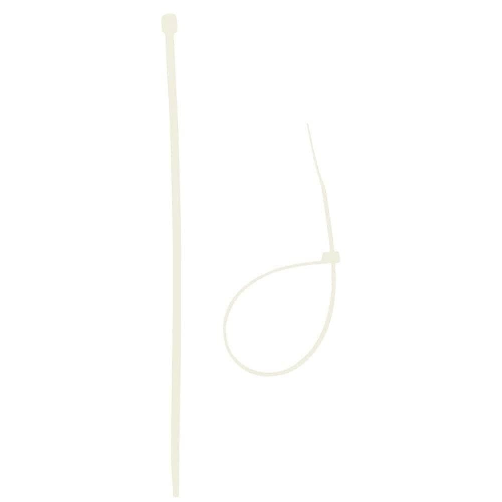 Abraçadeira Thompson Nylon 300x4,8mm Branco Embalagem com 100 Unidades