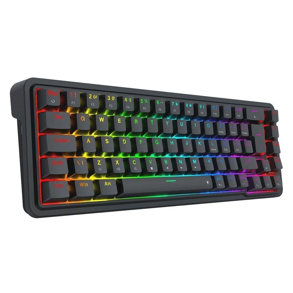 Teclado Mecânico Gamer Redragon Nova Rgb Switch Dragon-preto