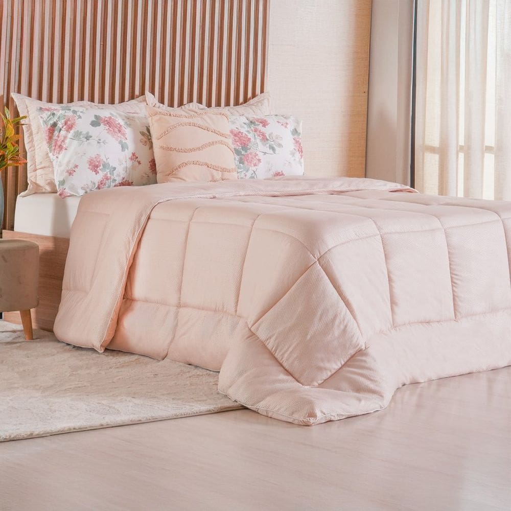 Edredom Prime Queen 3D Embossed 100% Poliéster 220x240cm