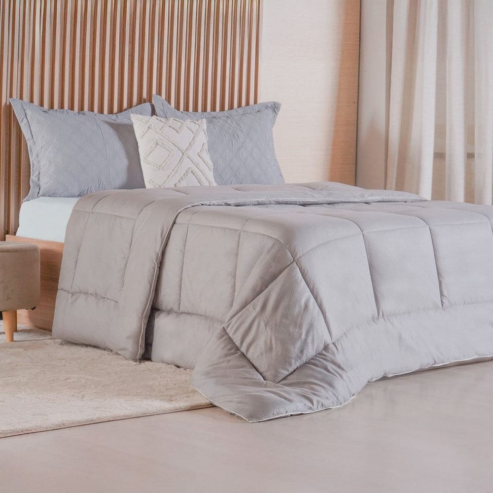 Edredom Prime Queen 3D Embossed 100% Poliéster 220x240cm