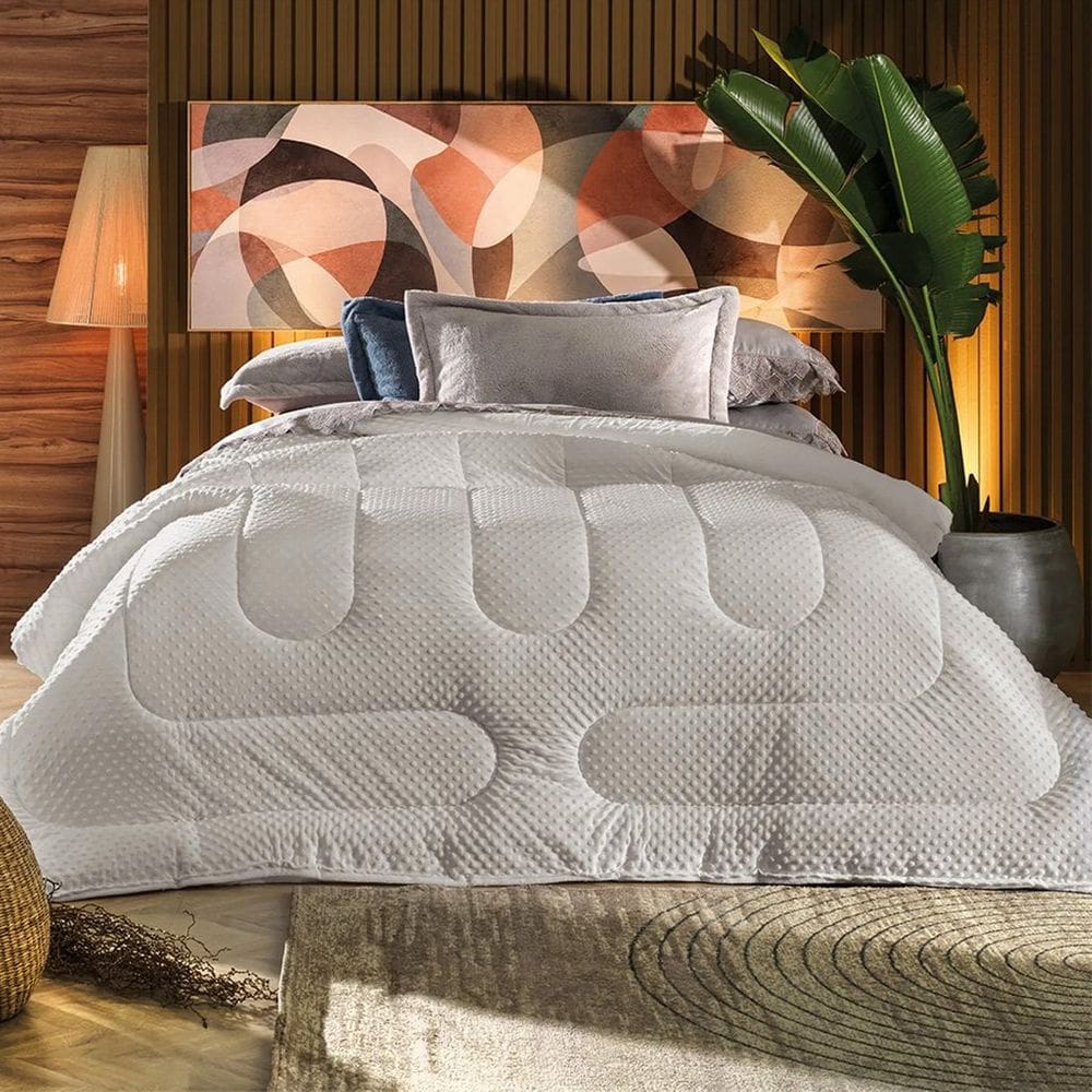 Edredom Casal Blend Sense Pop Up 100% Poliéster 210x230cm Altenburg