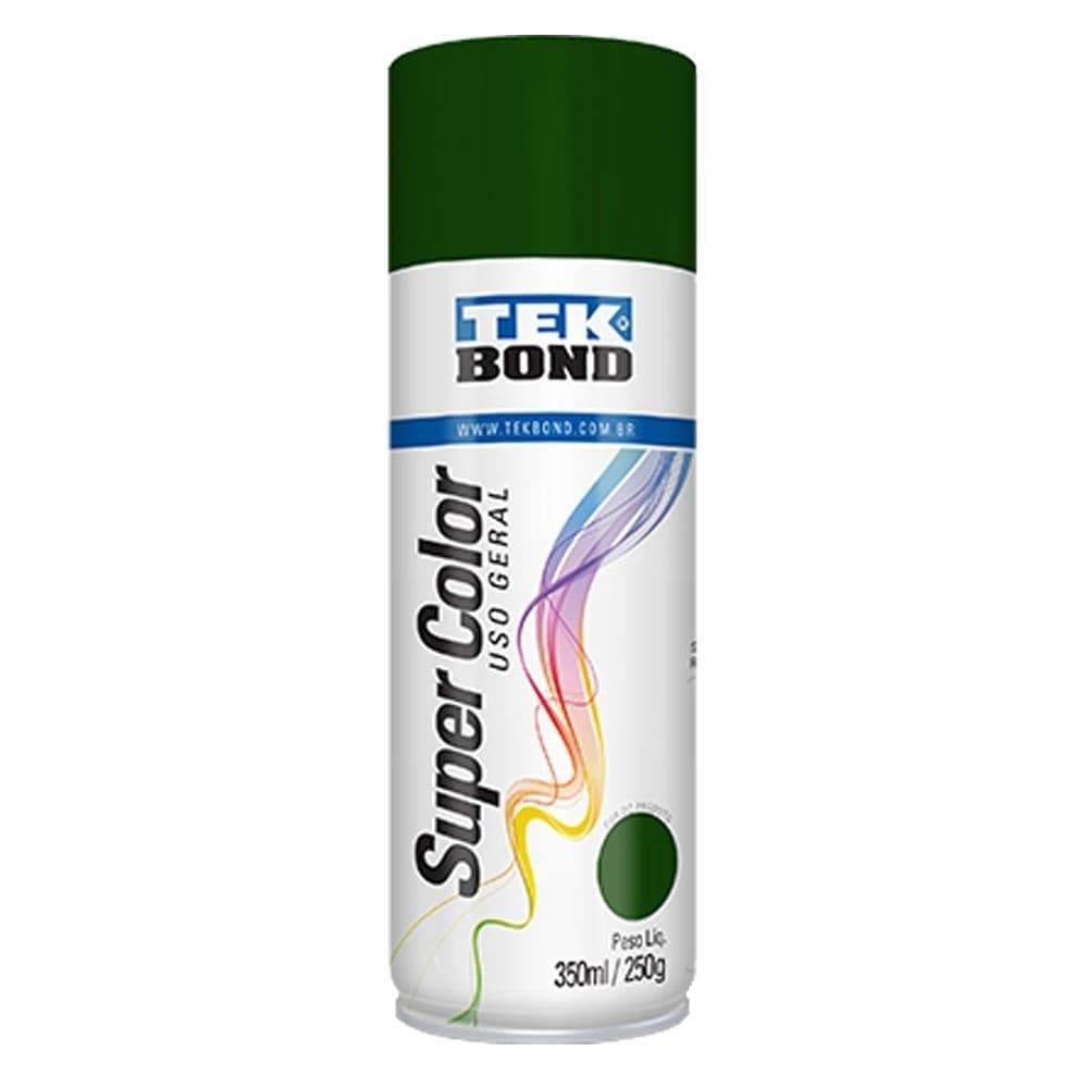 Tinta Spray Tekbond Uso Geral Verde Escuro 350ml