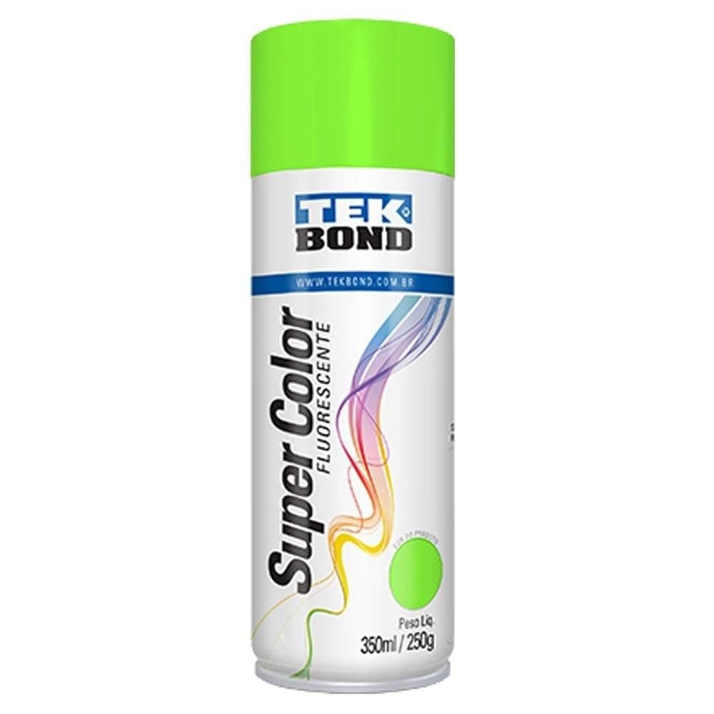 Tinta Spray Tekbond Verde Fluorescente 350ml