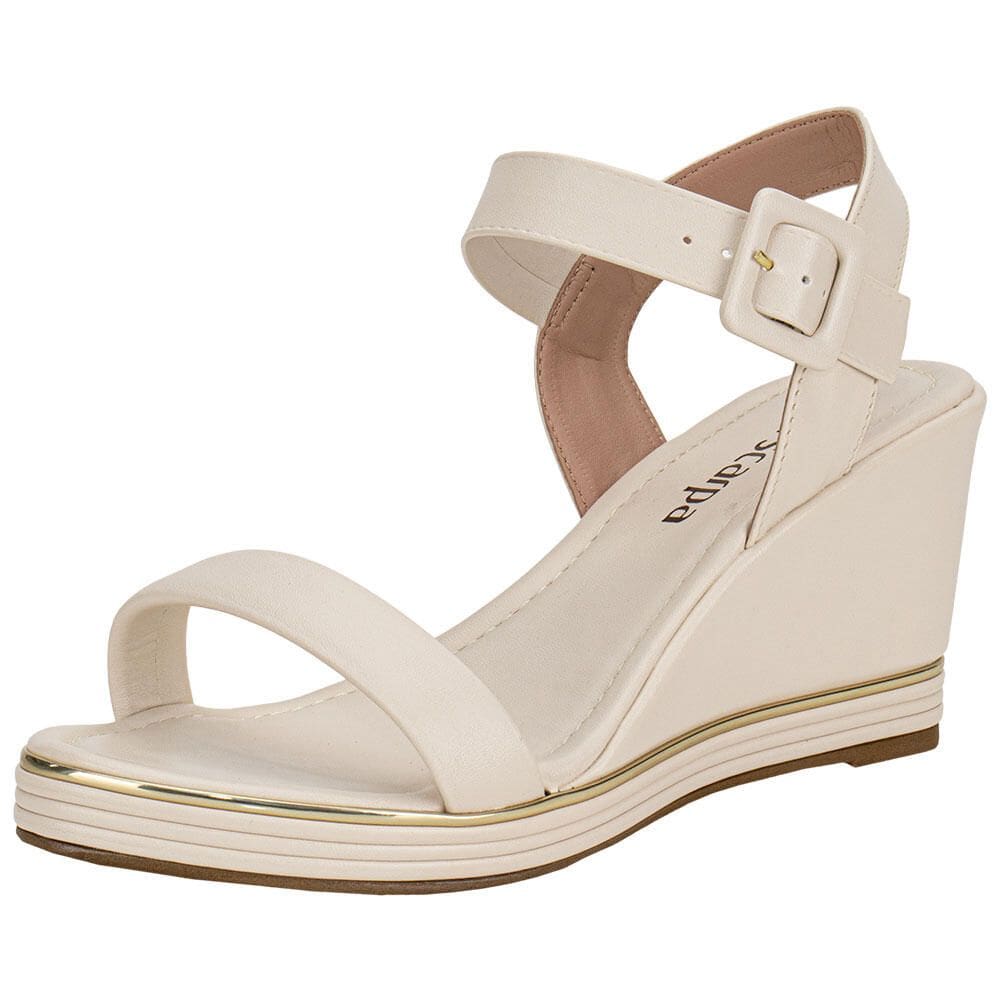 Sandália Feminina Anabela Via Scarpa 124116667