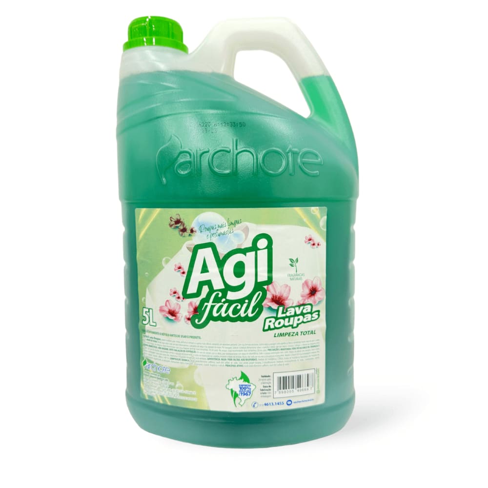 Lava Roupas Líquido Agifácil 5 Litros