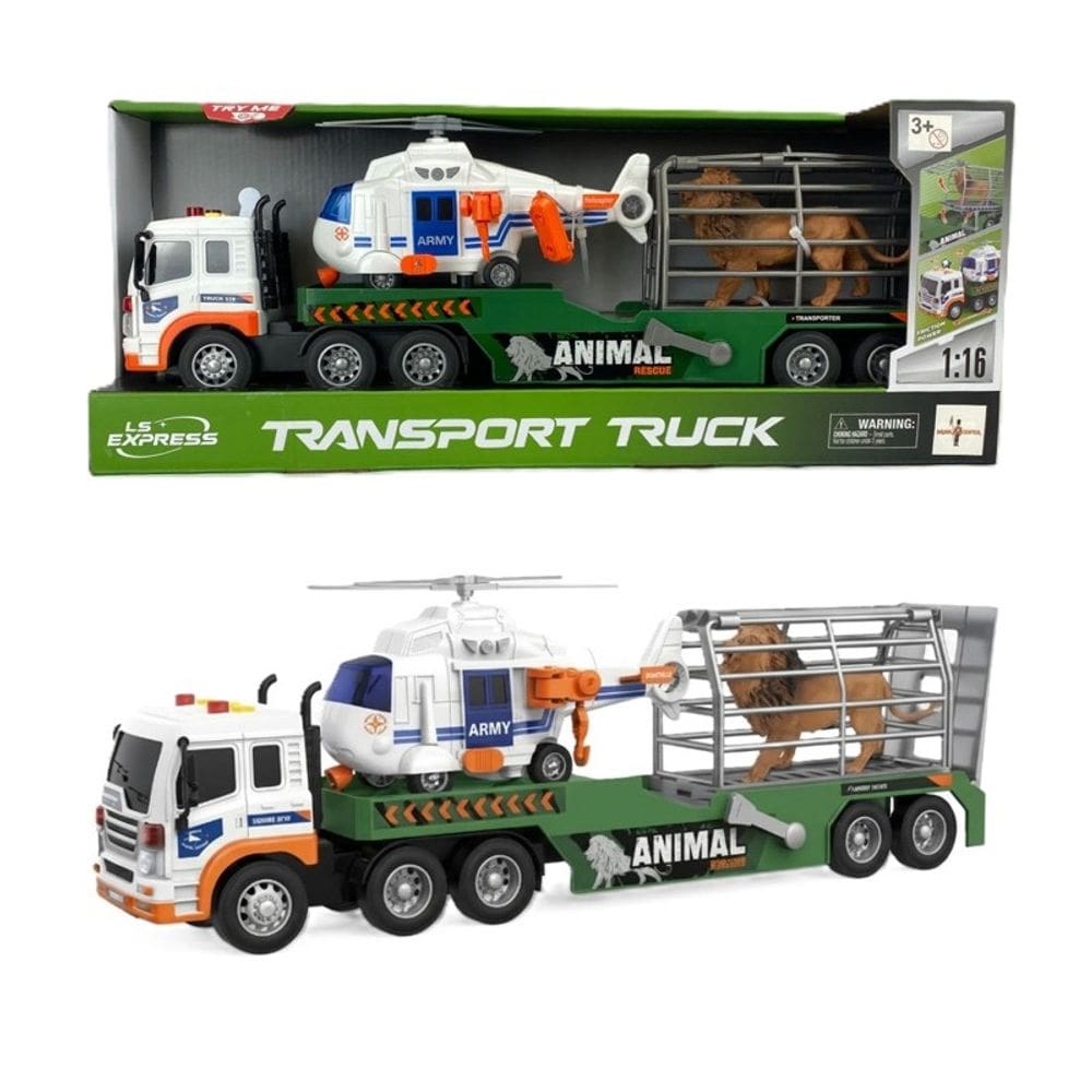 Caminhão Fricção 1:16 Luz e Som  - Brink Center