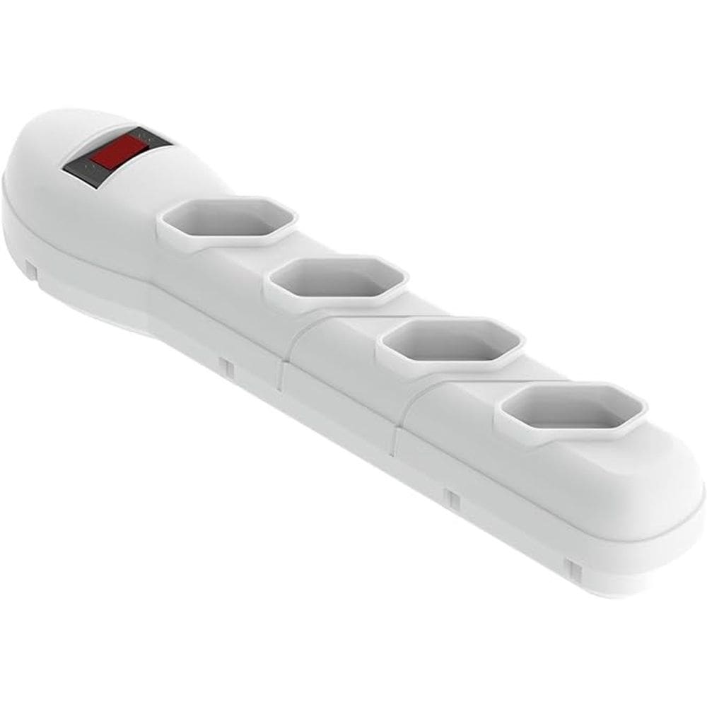 Filtro de Linha Qualitronix 4 Tomadas Branco QFL4B