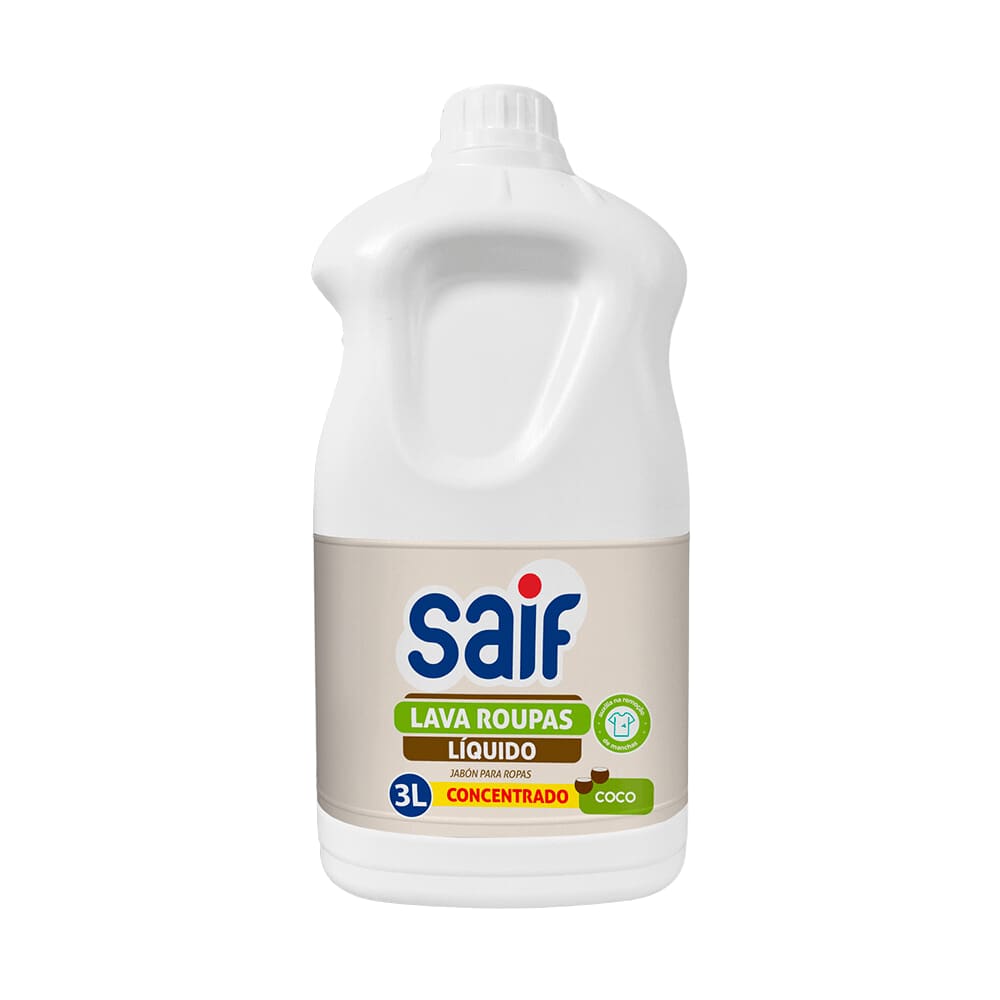 Lava Roupas Líquido Saif Coco 3L