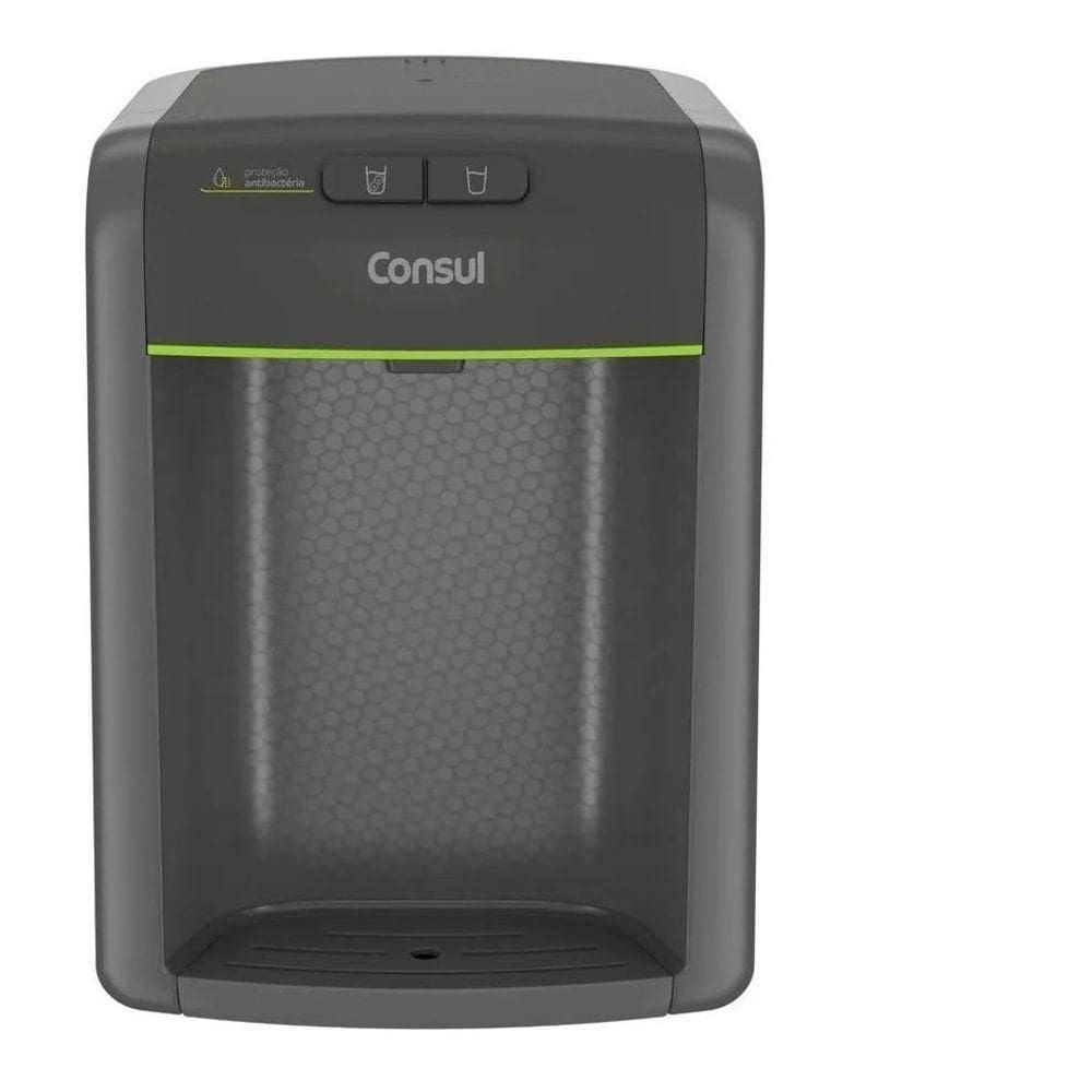 Purificador de Água Bancada Consul CPB34AF Água Gelada e Natural Cinza Bivolt