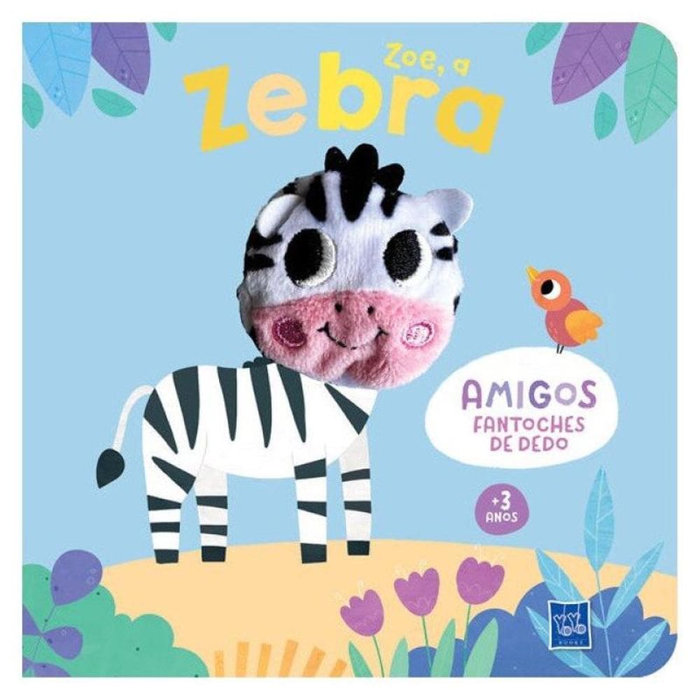 Amigos Fantoches De Dedo - Zoe, A Zebra