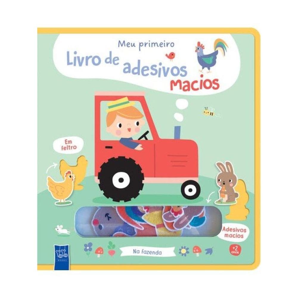 Meu Primeiro Livro De Adesivos Macios - Na Fazenda