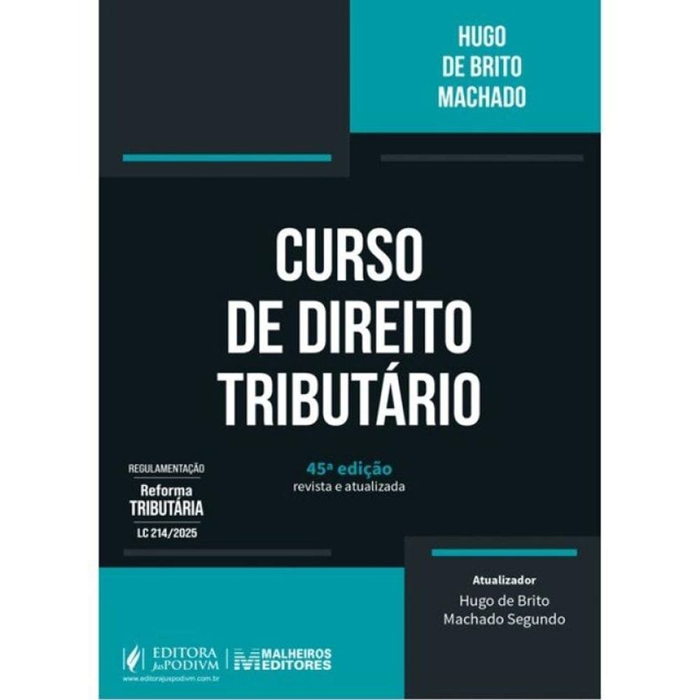 Curso De Direito Tributário - 2026