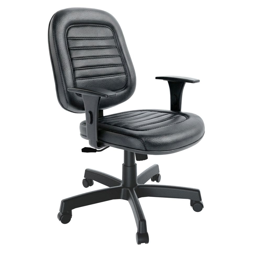 Cadeira Giratória Diretor com Braço Tescaro Preto