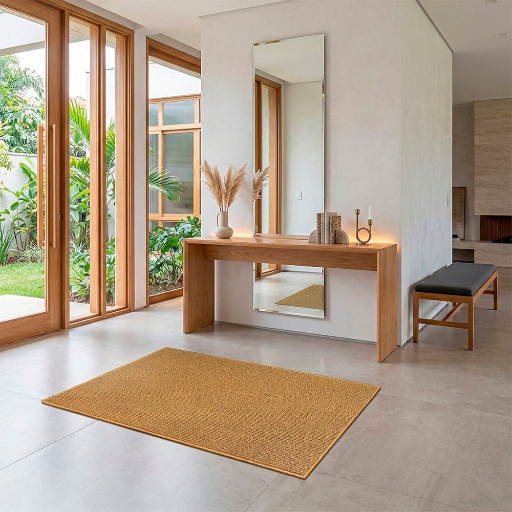 Tapete Retangular 100cmx150cm Colorfull Mostarda