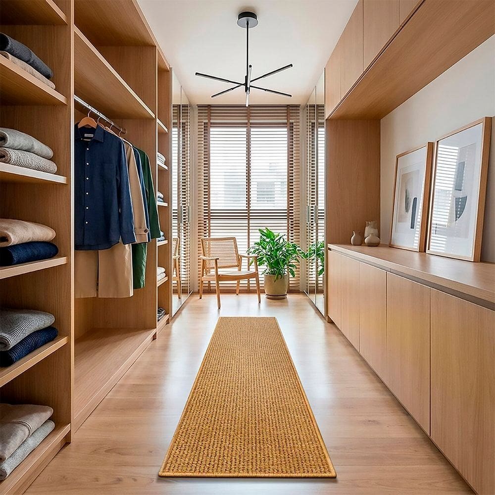 Tapete Retangular 75cmx240cm Colorfull Mostarda